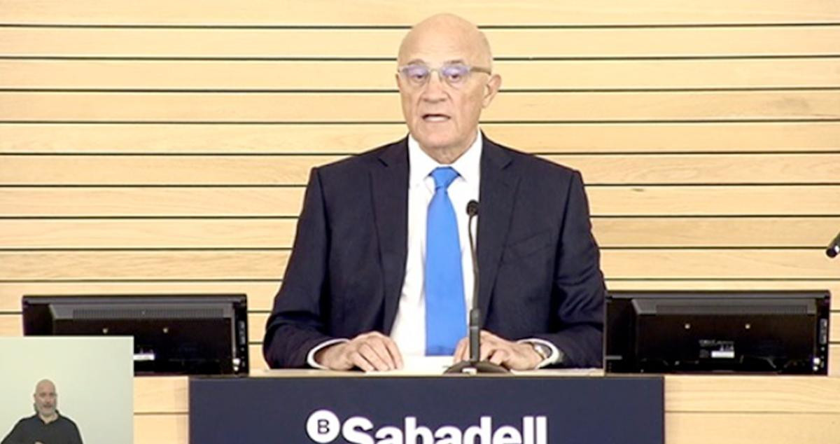 Josep Oliu, presidente de Banco Sabadell / EUROPA PRESS