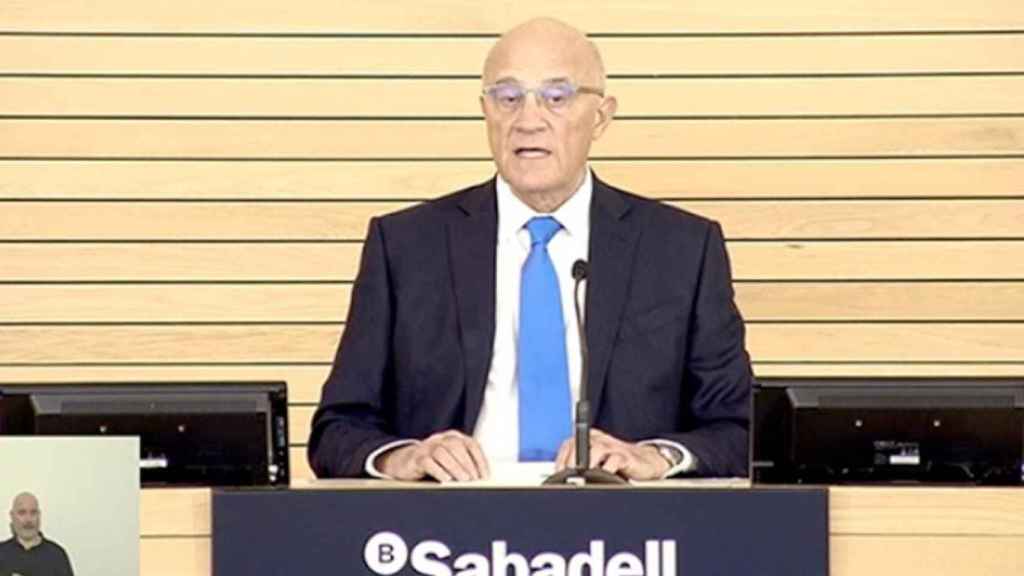 Josep Oliu, presidente de Banco Sabadell