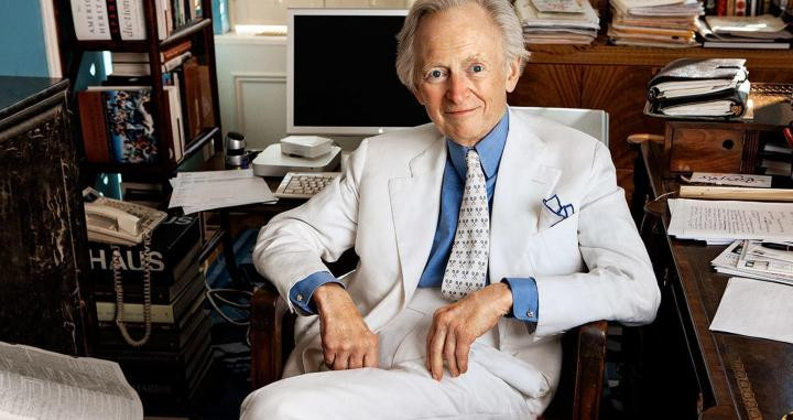 El periodista norteamericano Tom Wolfe