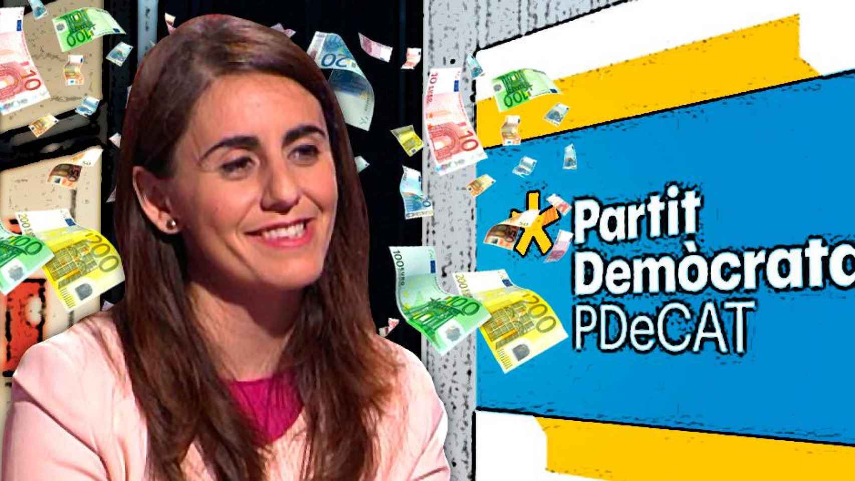 Núria Balada ante la sede del PDeCAT / CG