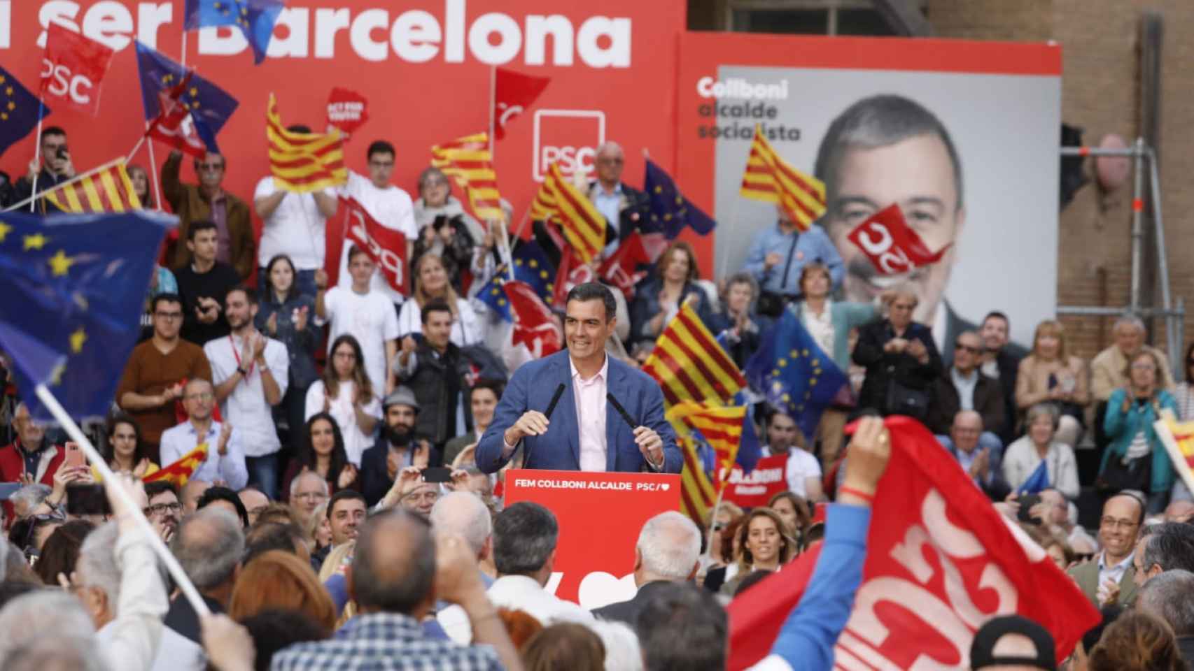 El presidente del gobierno, Pedro Sánchez, en un acto del PSC en Barcelona / PSOE