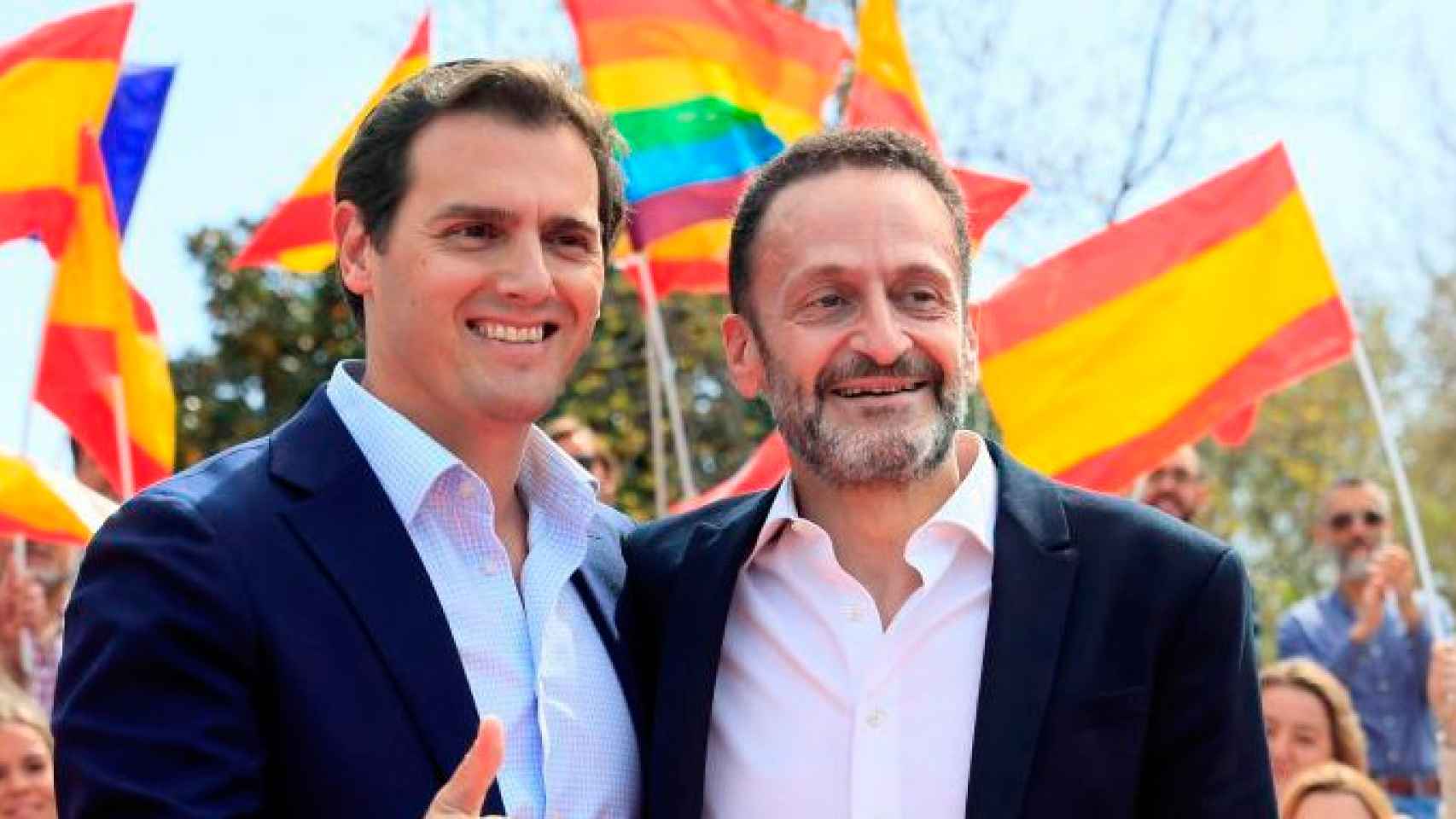 Edmundo Bal, 'número cuatro' en la lista de Ciudadanos al Congreso por Madrid, junto a Albert Rivera / EFE