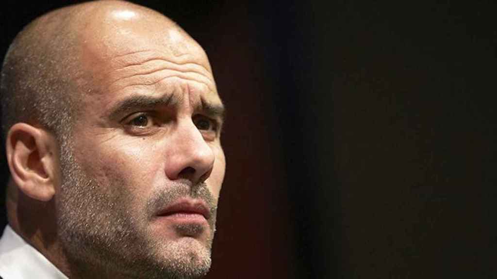 Pep Guardiola, técnico del Manchester City, mezcla el 'procés' con el juicio a Rosell  / EFE