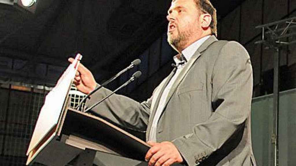 El presidente de ERC, Oriol Junqueras