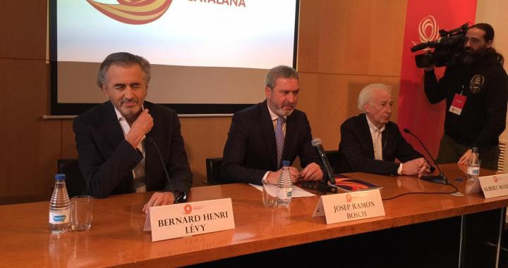 Henri Lévy, Josep Ramon Bosch y Albert Boadella  /CG