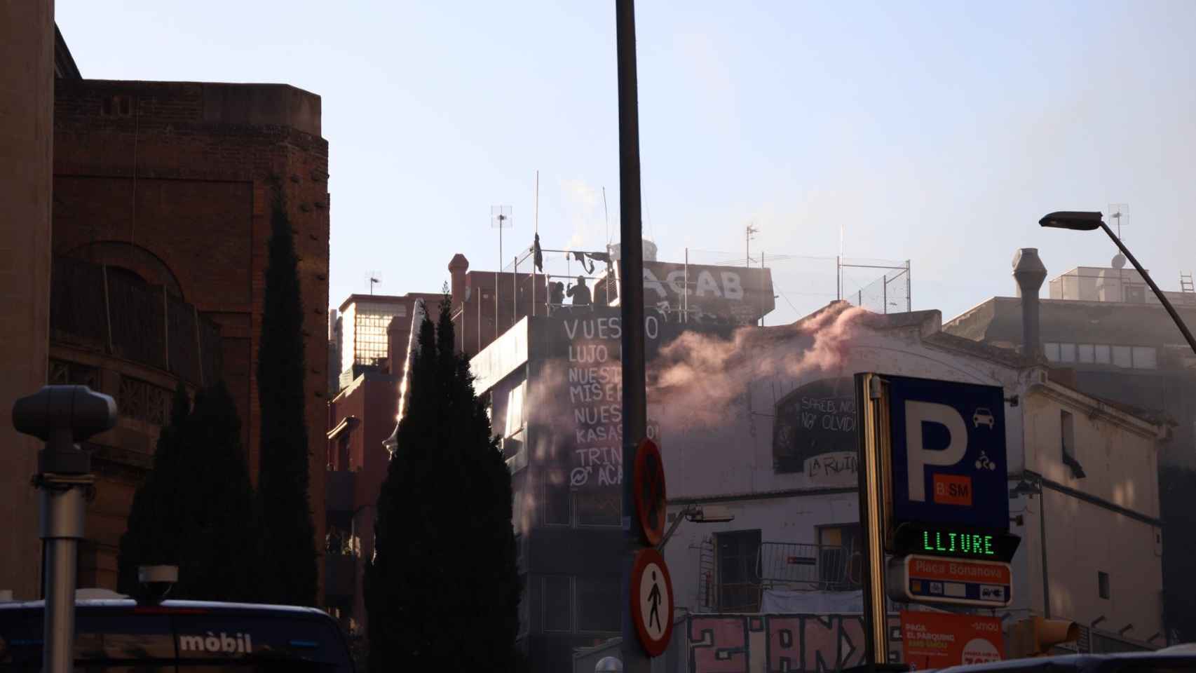 El desalojo de los okupas de la Bonanova, Barcelona / GALA ESPÍN - CG