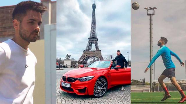 Tres imágenes de Alain Nicolas, el presunto estafador al que investigan los Mossos / CG