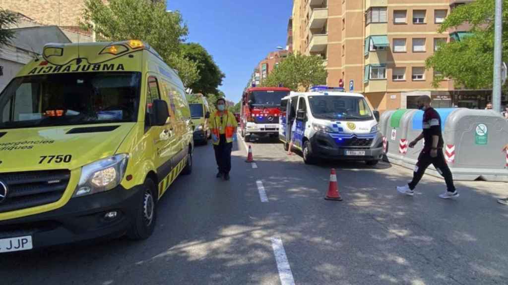 Lugar en el que se ha producido el atropello en El Prat de Llobregat / EP