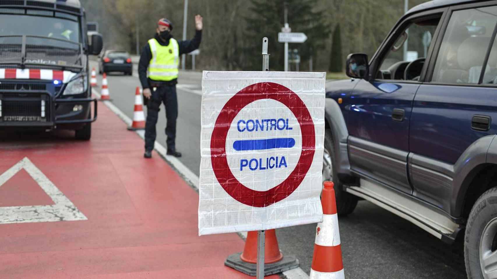 Control policial para acceder a la Cerdanya / EP