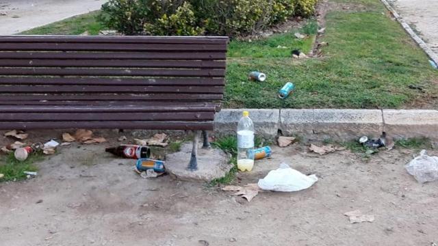 Restos de un botellón / EUROPA PRESS