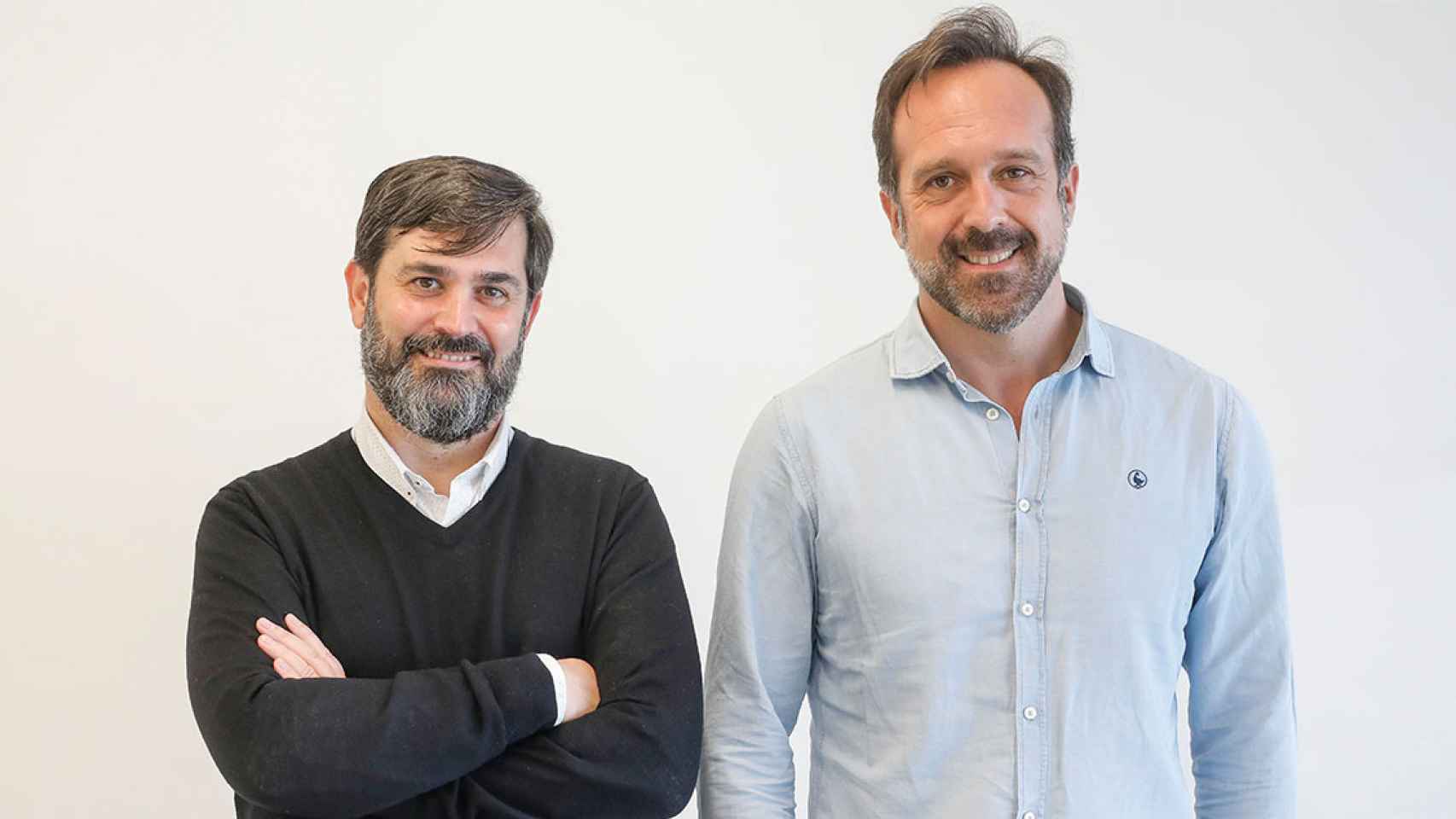 Los fundadores de HR Bot Factory, Jon Gonzalo y Antonio Corral, quienes ofrecen una herramienta de inteligencia artificial para ahorrar tiempo a las compañías en los procesos de selección / HR BOT FACTORY