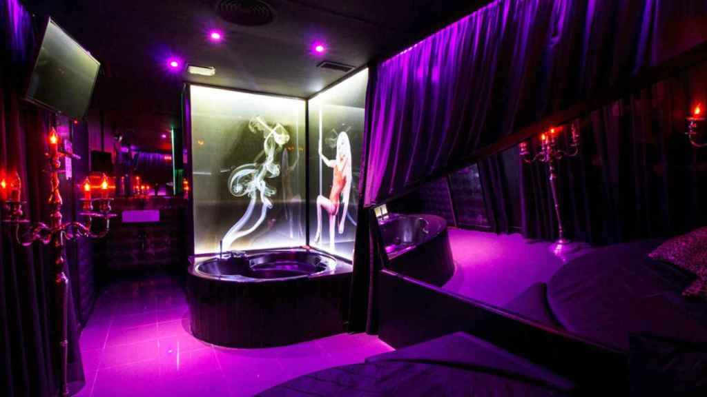 Imagen del interior de un club de 'strip-tease' de Barcelona / CG