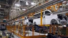 El interior de la fábrica de Nissan en la Zona Franca, Barcelona / EFE