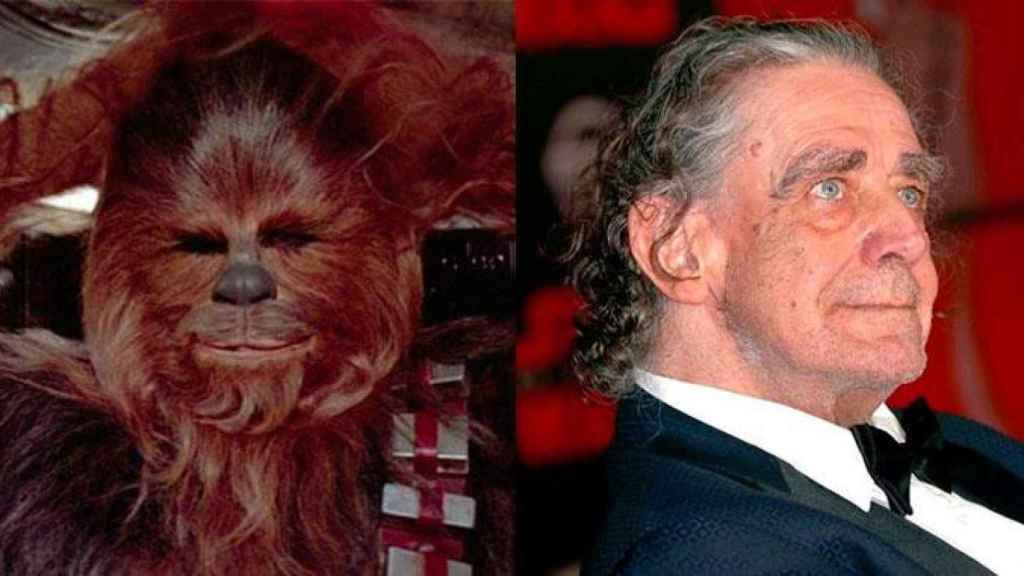 El actor Peter Mayhew y su personaje Cheewbacca / CG