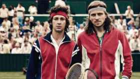 LaBeouf, como McEnroe, y Gudnasson, como Borg | CG