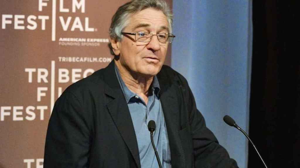 El actor Robert de Niro durante la presentación de una edición del festival de cine de Tribeca.