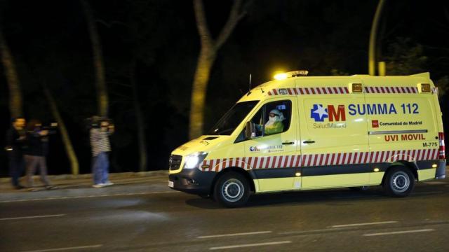 El servicio de emergencia médicas que certificó la muerte de la adolescente en Madrid, imagen de archivo