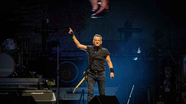 El cantante Bruce Springsteen en el Estadi Olímpic de Barcelona en el inicio de su gira por Europa / EP (PAU VENTEO)