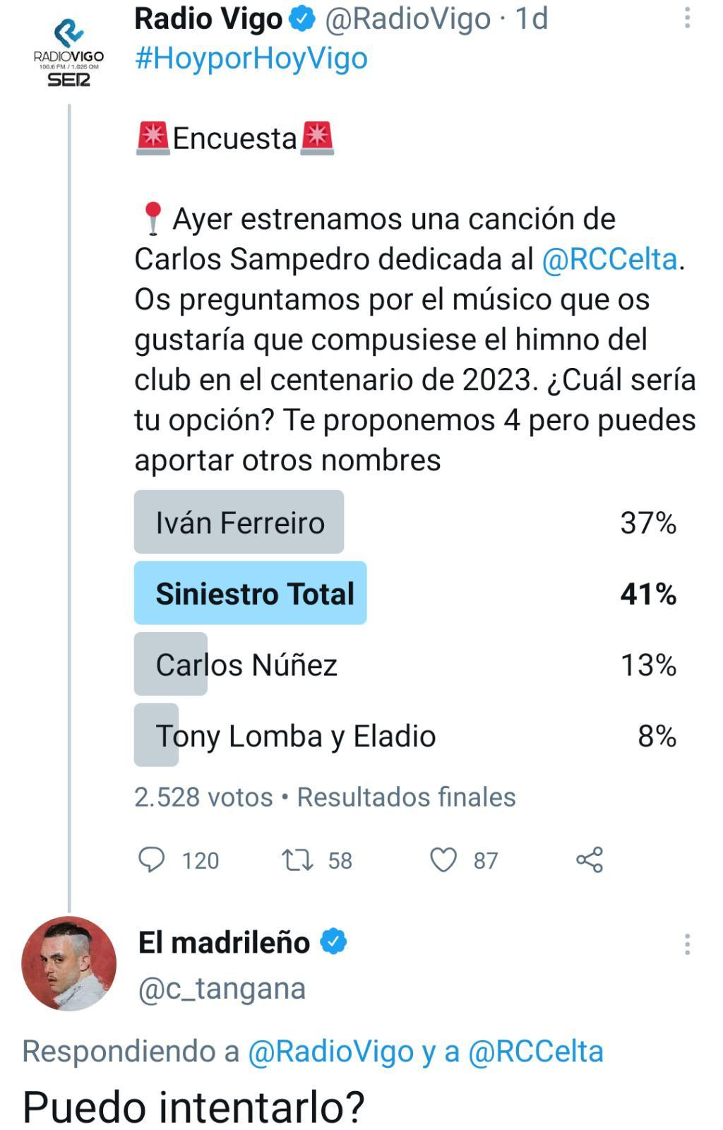 C. Tangana responde al Celta