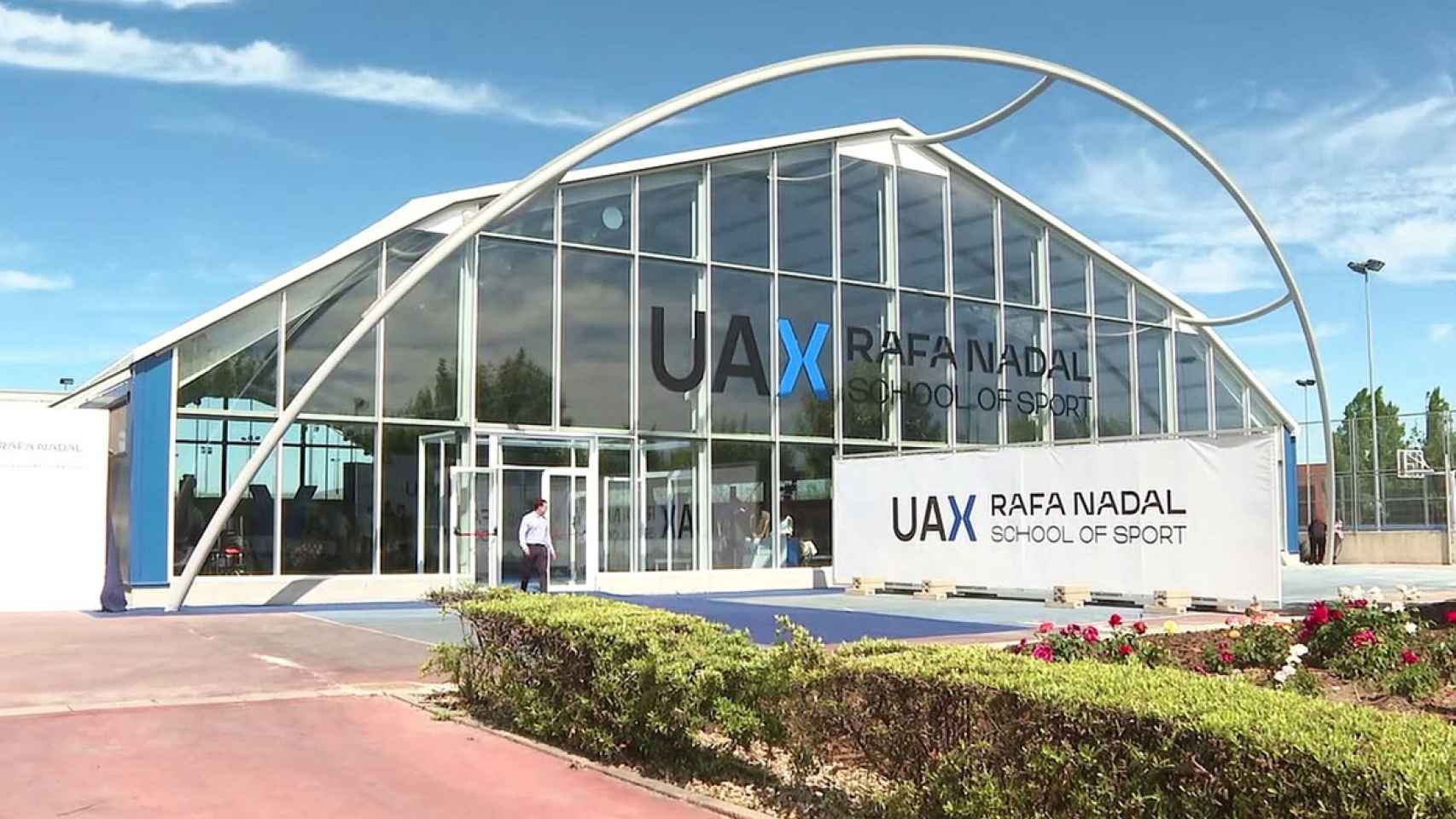 Vistazo del polideportivo inaugurado por UAX Rafa Nadal School of Sport