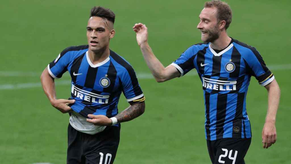 Lautaro Martínez durante un partido con el Inter de Milán /REDES