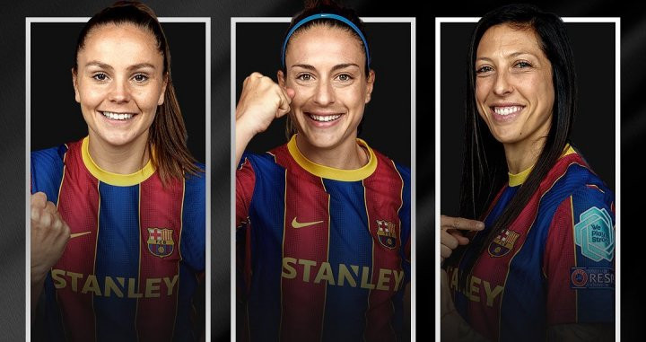 Alexia, Martens y Hermoso protagonizan una tarde histórica para el Barça femenino / UEFA