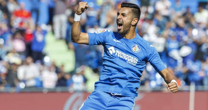 Angel celebra un gol con el Getafe | EFE