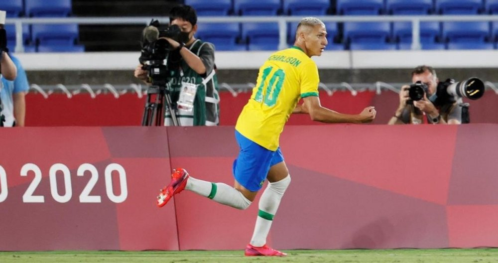 Richarlison, protagonista de los Juegos Olímpicos de Tokio / EFE