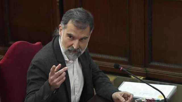 Jordi Cuixart, presidente de Òmnium Cultural, presta declaración en el Tribunal Supremo