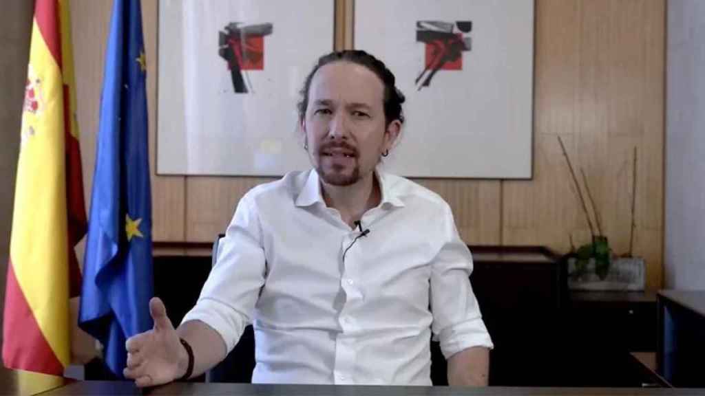 El exvicepresidente del Gobierno, Pablo Iglesias