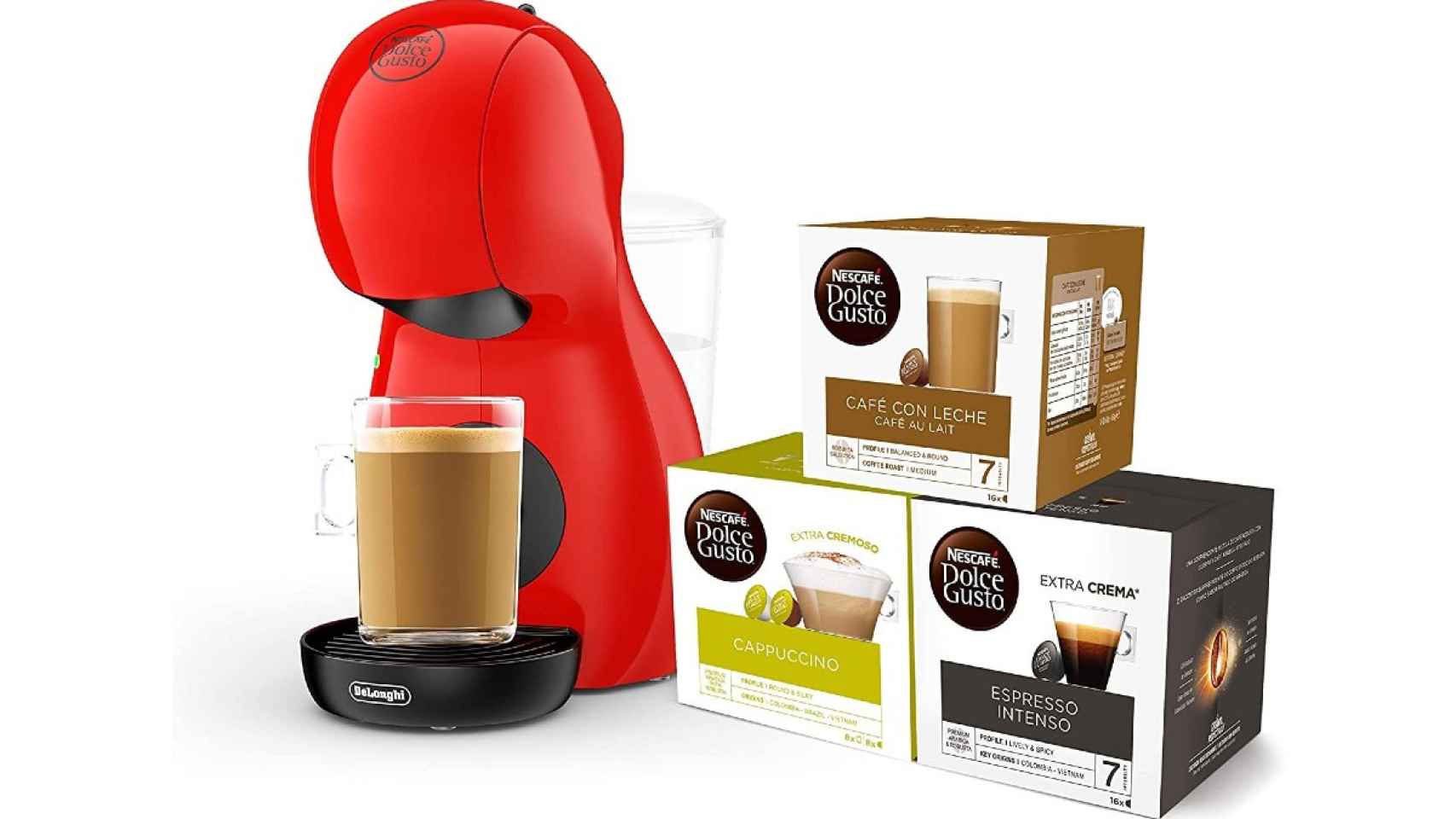 La mejor cafetera Nescafé Dolce Gusto De'longhi ahora con este descuento