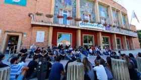 'Okupación' de una escuela en el referéndum ilegal del 1-O de 2017 / TWITTER