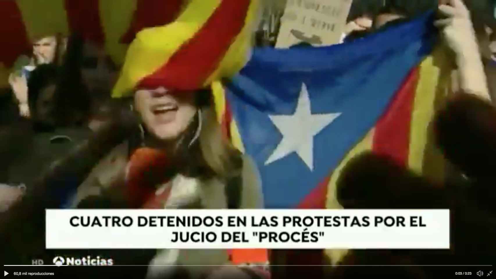 Así han boicoteado a la periodista de Antena 3 Blanca Basiano. Agresiones a periodistas / @A3Noticias