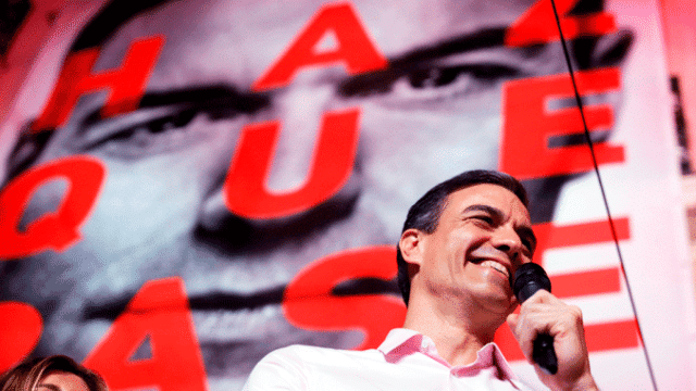 Pedro Sánchez, presidente del Gobierno, tras la victoria electoral del PSOE en las elecciones generales del 28A / EFE