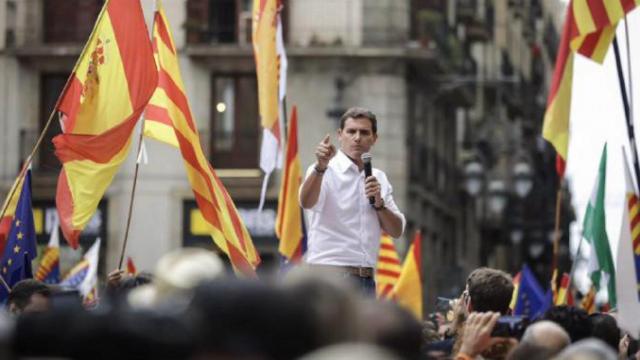 El líder de Ciudadanos, Albert Rivera, en Barcelona / ESPAÑA CIUDADANA