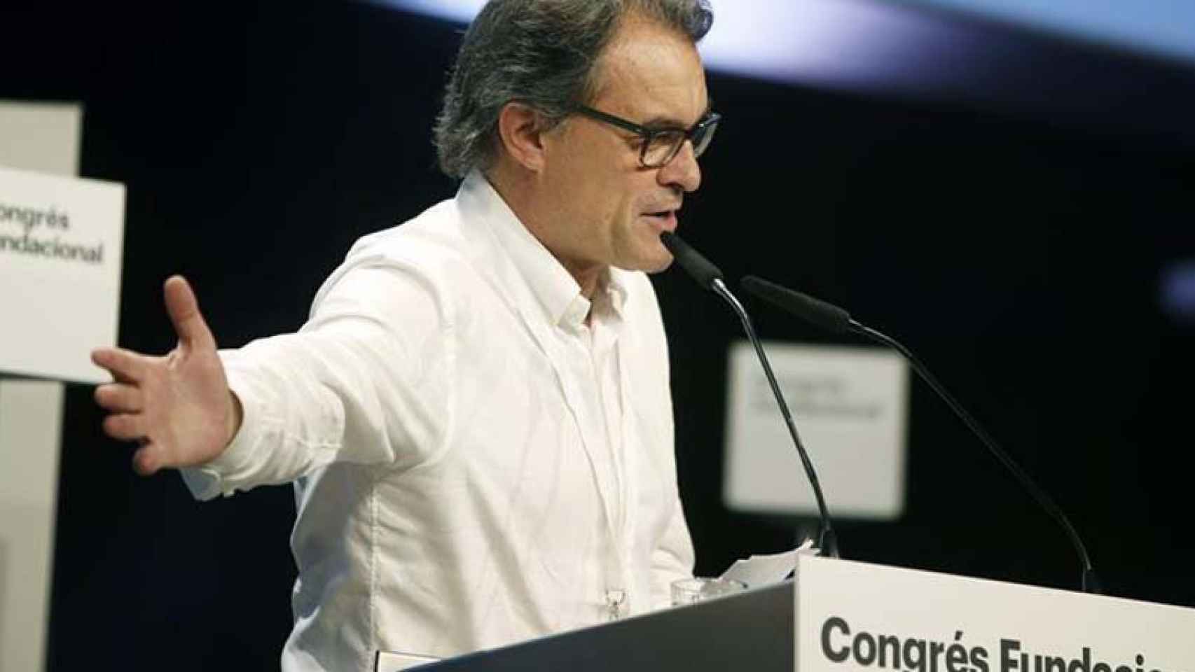 Artur Mas, en la apertura del congreso de refundación de CDC.