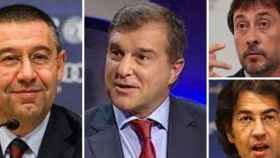 Bartomeu, Laporta, Benedito y Freixa