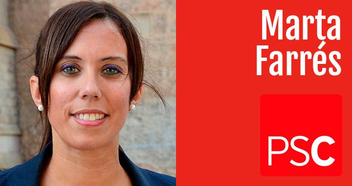Marta Farrés, por el PSC