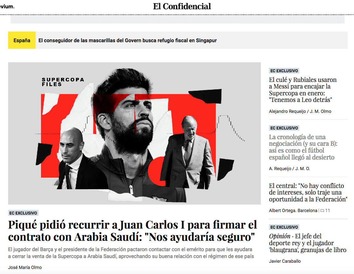 Portada de 'El Confidencial' del 19 de abril de 2022 / KIOSKO.NET