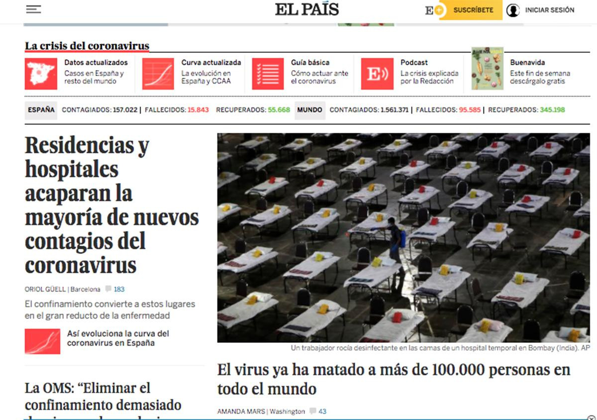 Portada El Pais