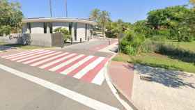 Acceso al Camping Cambrils park, donde un brote de gastroenteritis afecta a medio millar de personas / GOOGLE STREET VIEW