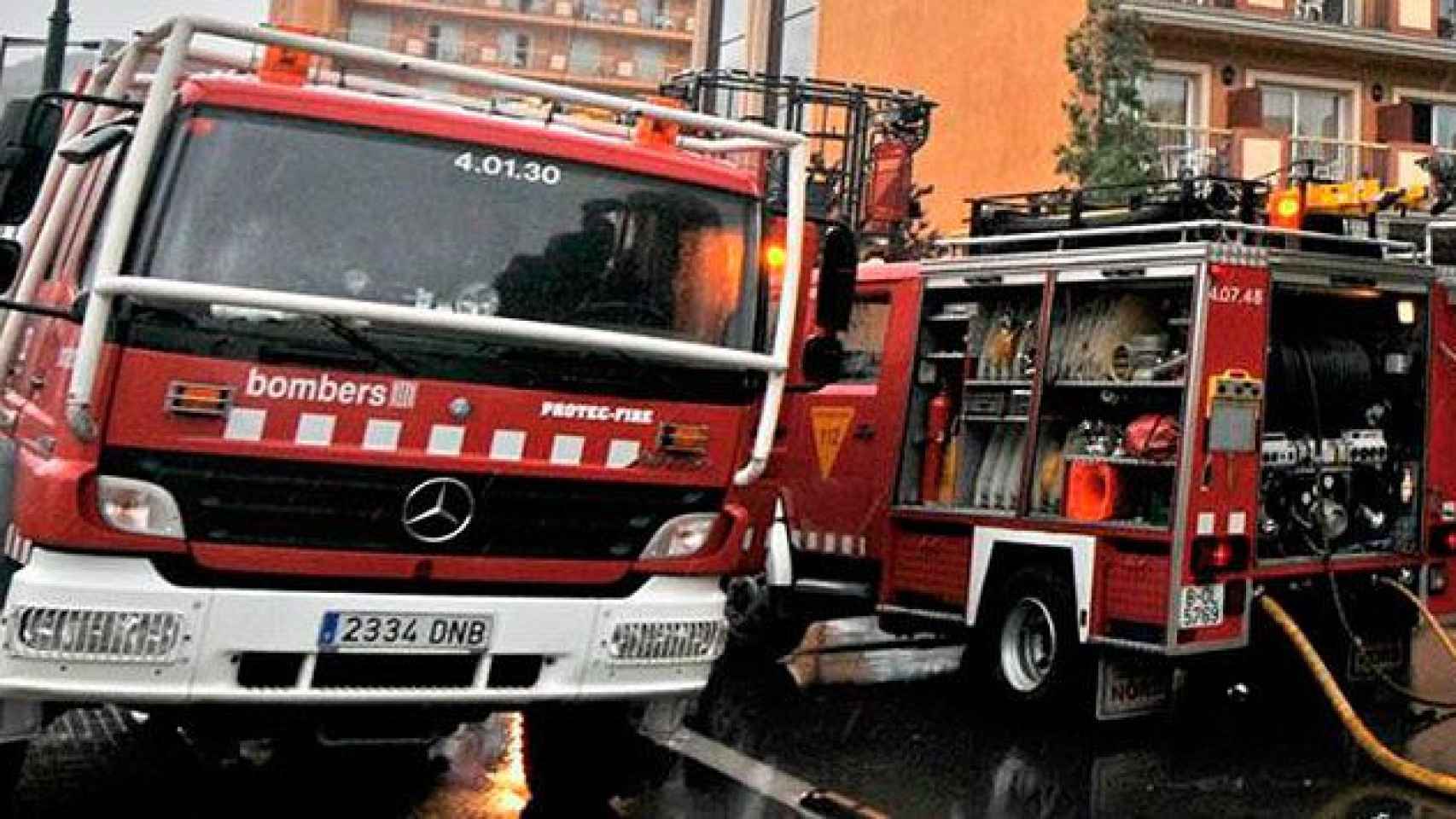 Una unidad de bomberos como la que se ha desplazado en Salou / EFE