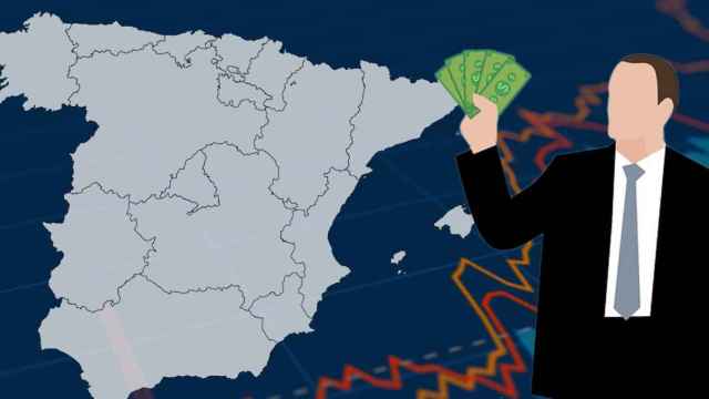 Mapa de España con las delimitaciones de las comunidades autónomas, pendientes del modelo de financiación / CG