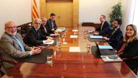 Reunión de representantes de Pimec y Foment del Treball con el vicepresidente del Govern, Pere Aragonès / PIMEC