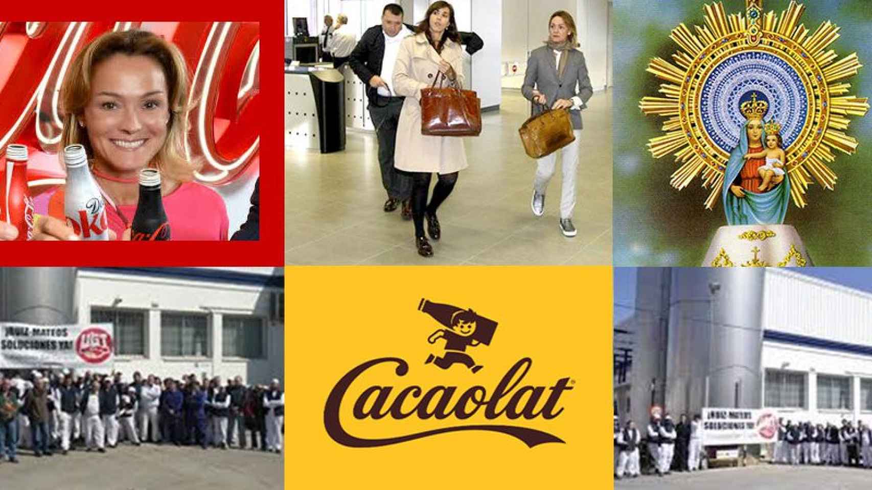 Sol Daurella, líder de Coca-Cola European Partners, en una recreación visual de los hechos que le llevarán de nuevo a los tribunales por Cacaolat.