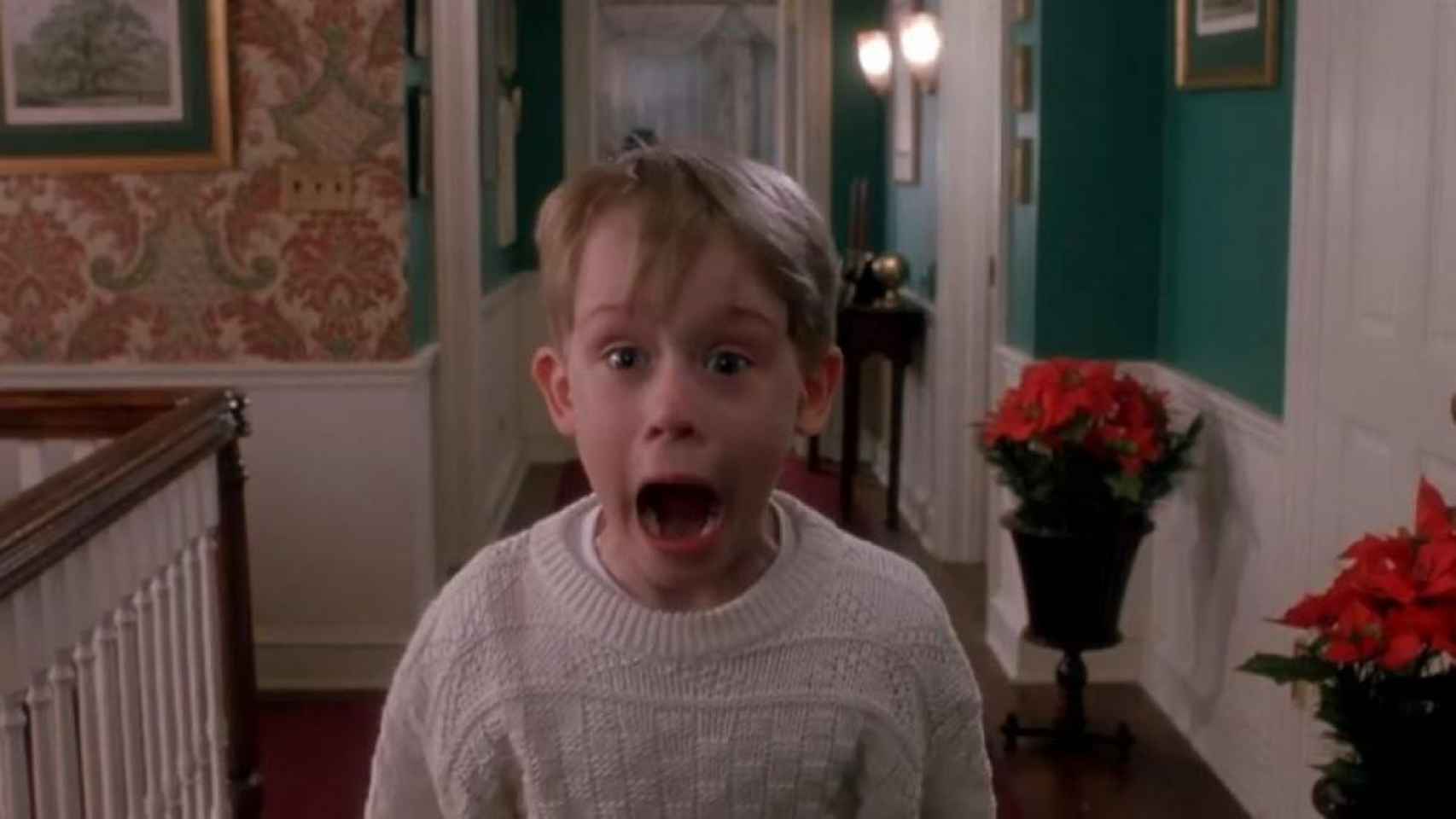 Macaulay Culkin en la película 'Sólo en casa'