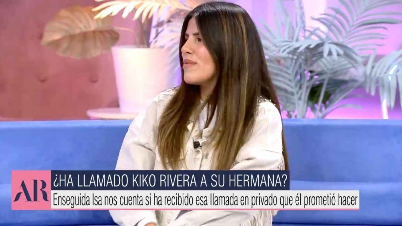 Isa Pantoja en 'El programa de Ana Rosa' / MEDIASET