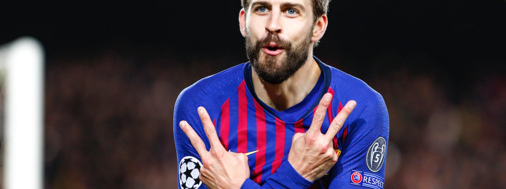 Gerard Piqué la lía mostrando el tamaño de su trípode