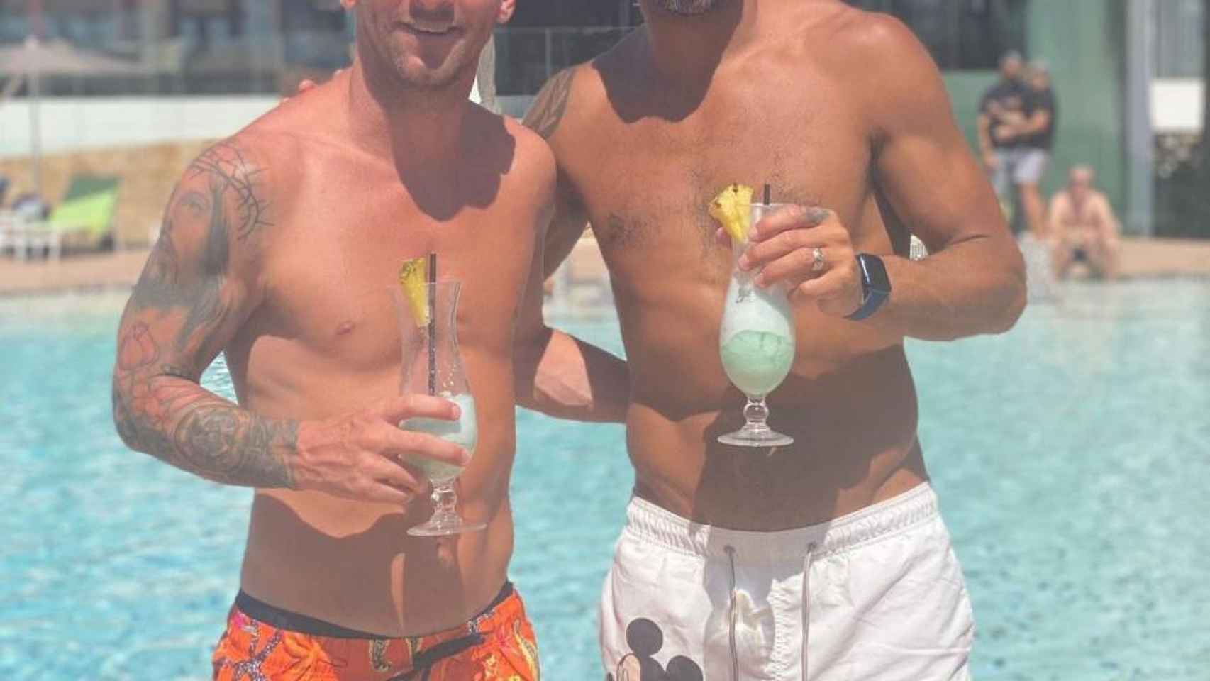 Leo Messi disfruta de sus vacaciones en Ibiza