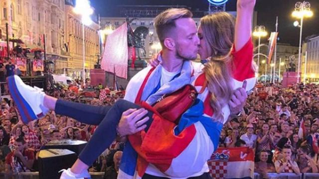 Una foto de Ivan Rakitic y Raquel Mauri / Twitter